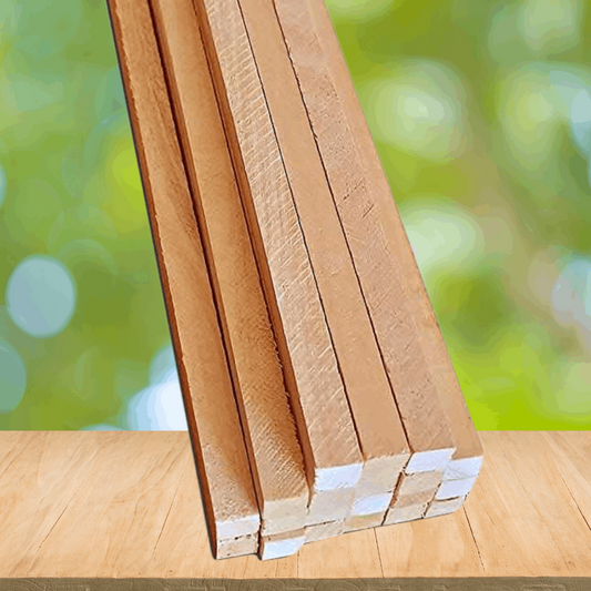 Wooden Sticks | Pinewood Sticks | 10 Pieces Wood Art Craft Wooden Sticks Pieces Dowels Pole Rods Sweet Trees Wood Stick (30cm(L) x 1cm(T)), Wood Craft Sticks for DIY, Pine Wood Stick Arts