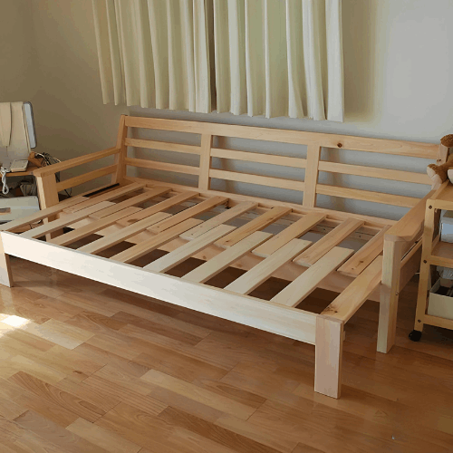 EXTENDABLE PALLET SOFA CUM BED - PTS003