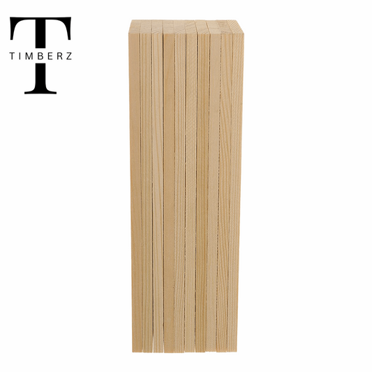 Pinewood Natural Wooden Planks | 10 Pieces Of Natural Pine Wood Rectangle Board Panel for Arts & Craft - 20cm Rectagular PineWood Panel
