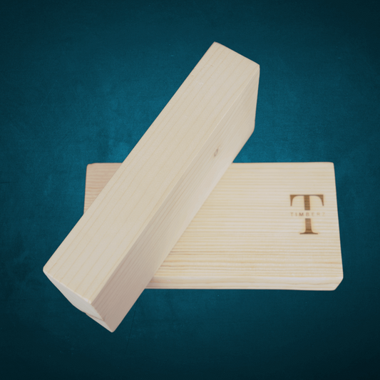 Pine Wood wooden block for Yoga Support gym Decent Pose | Yoga Wooden Block (227x115x48)  Pack of 2 Wooden Blocks