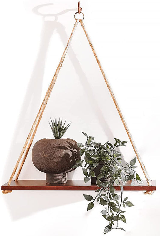 Hanging Shelves - Adjustable Rope Hanging Shelf