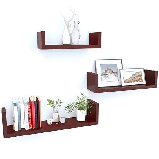 Floating decorative shelf