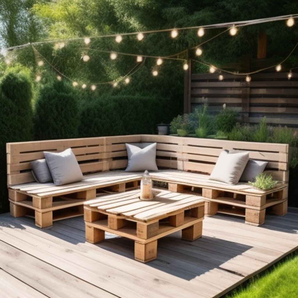 Pallet Garden Lounge Set